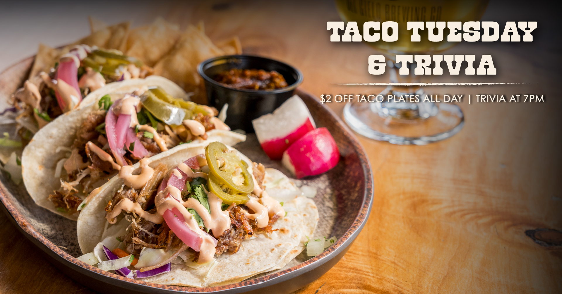 taco tuesday and trivia