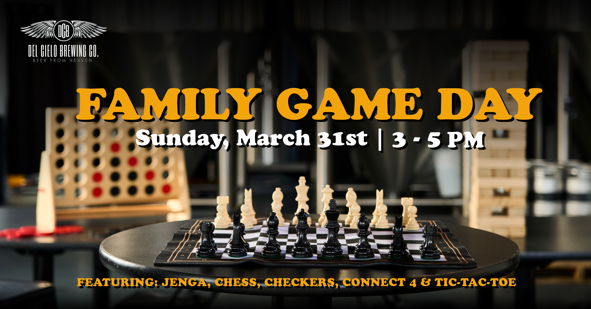 family game day free to play march 31st 3-5pm