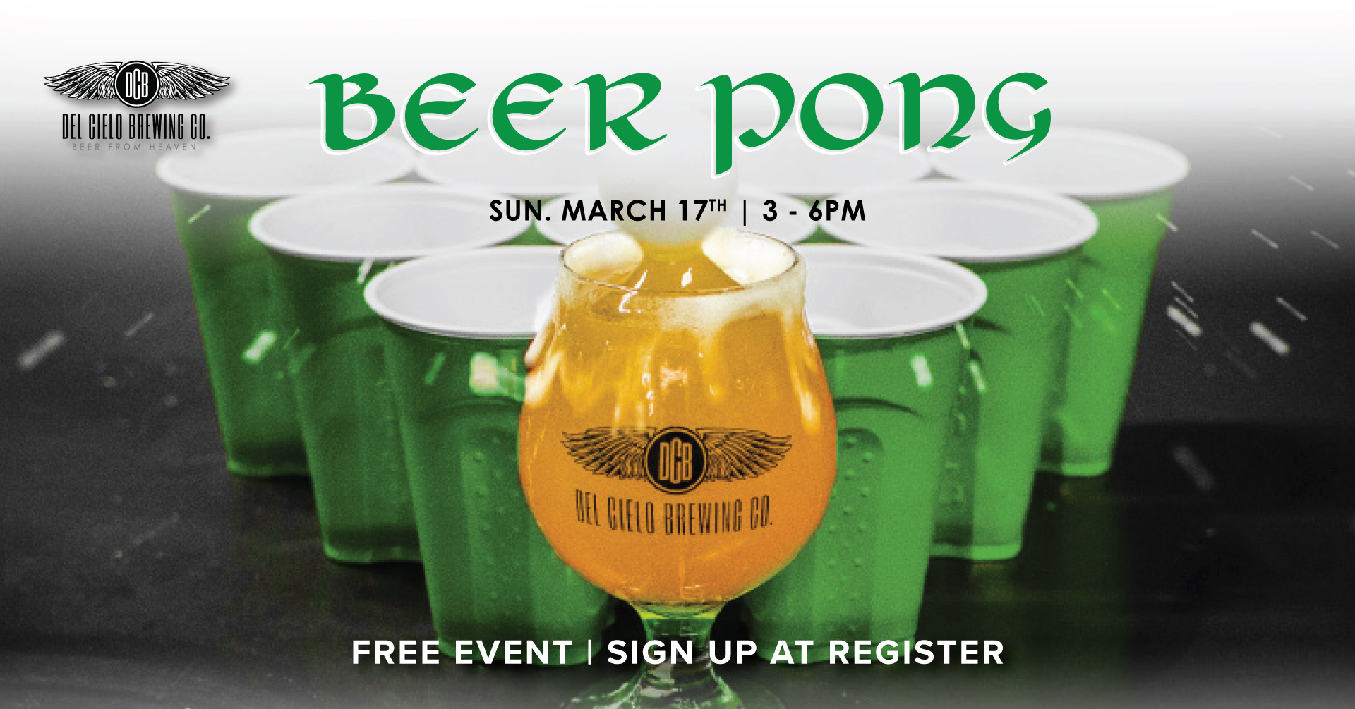 st. paddys day beer pong tournament