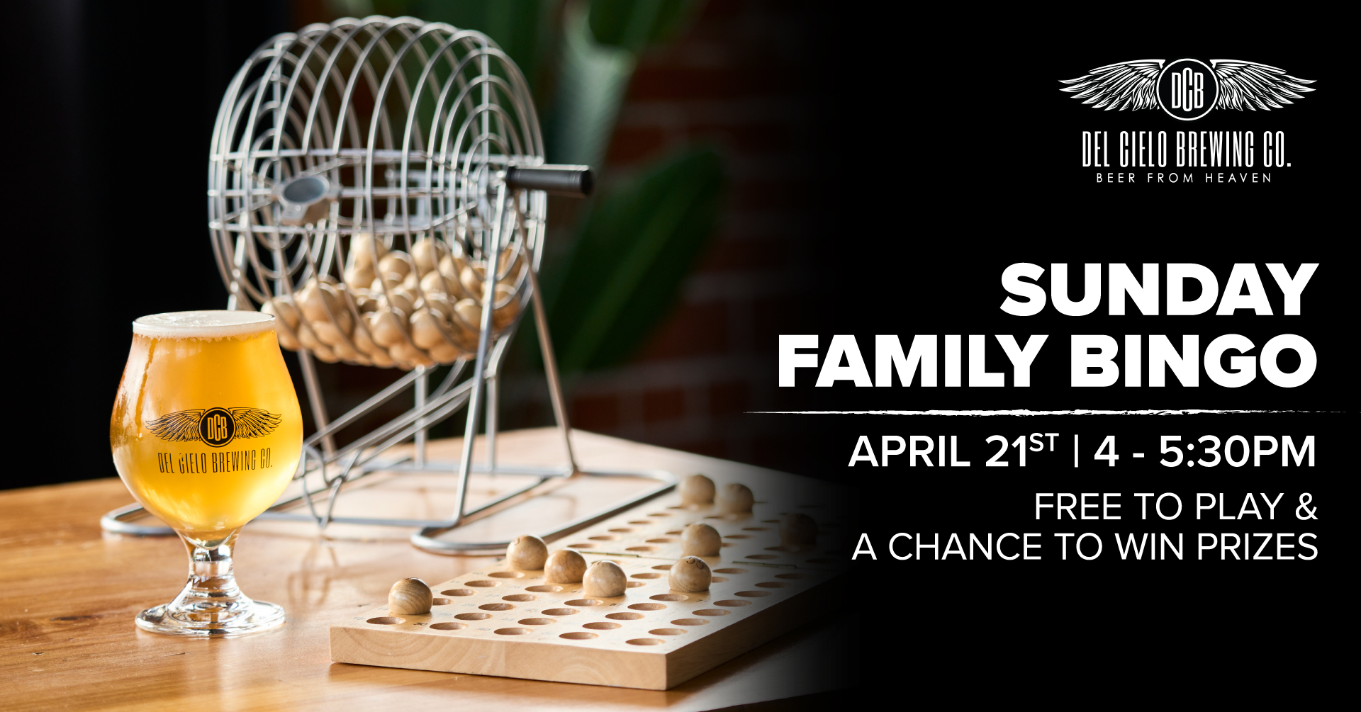 sunday family bingo april 21st
