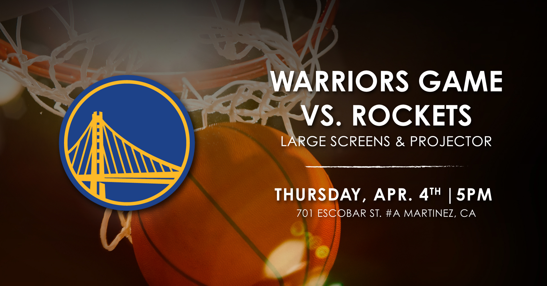 warriors game viewing against rockets