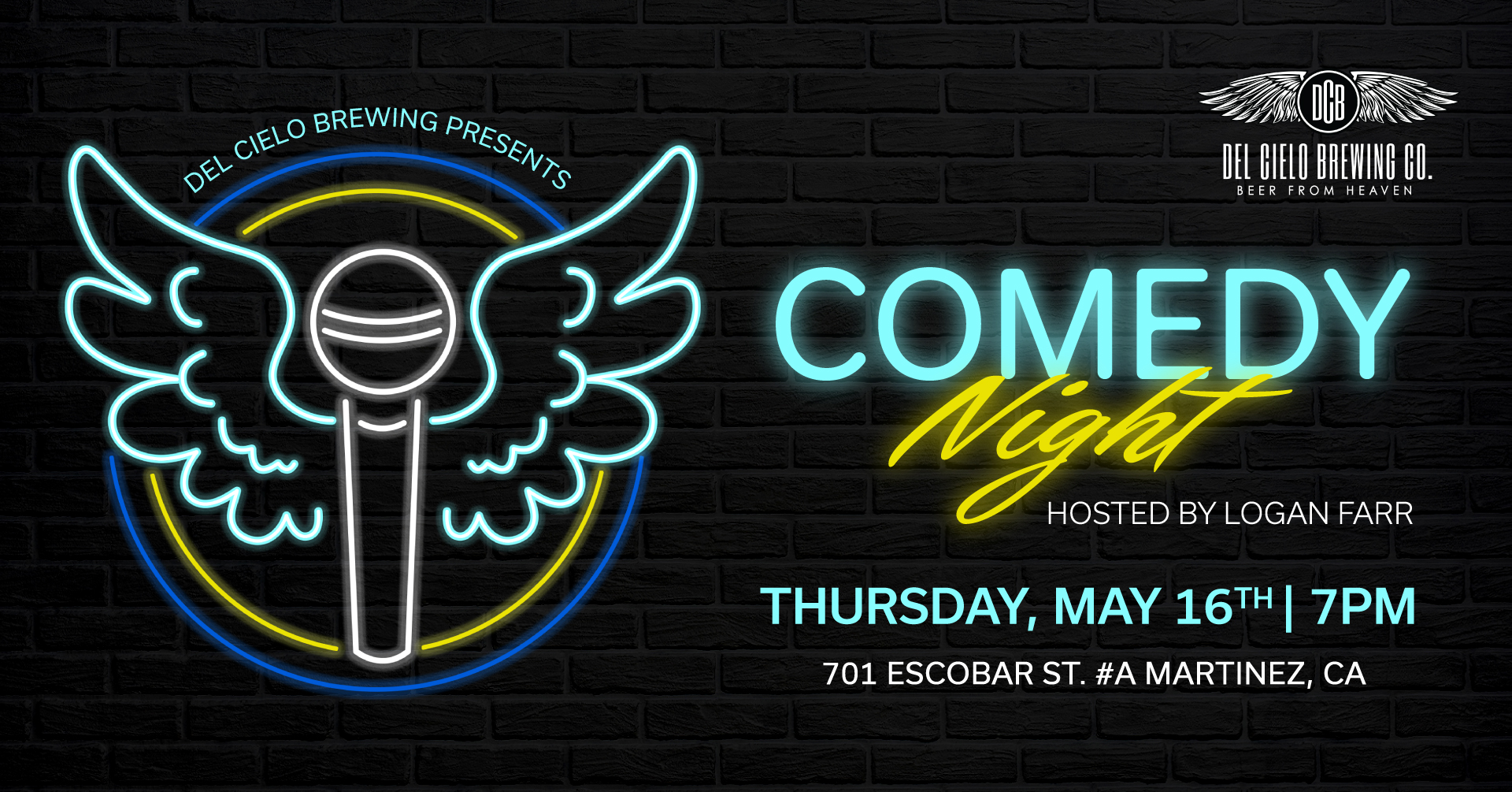 comedy night hosted by Logan Farr