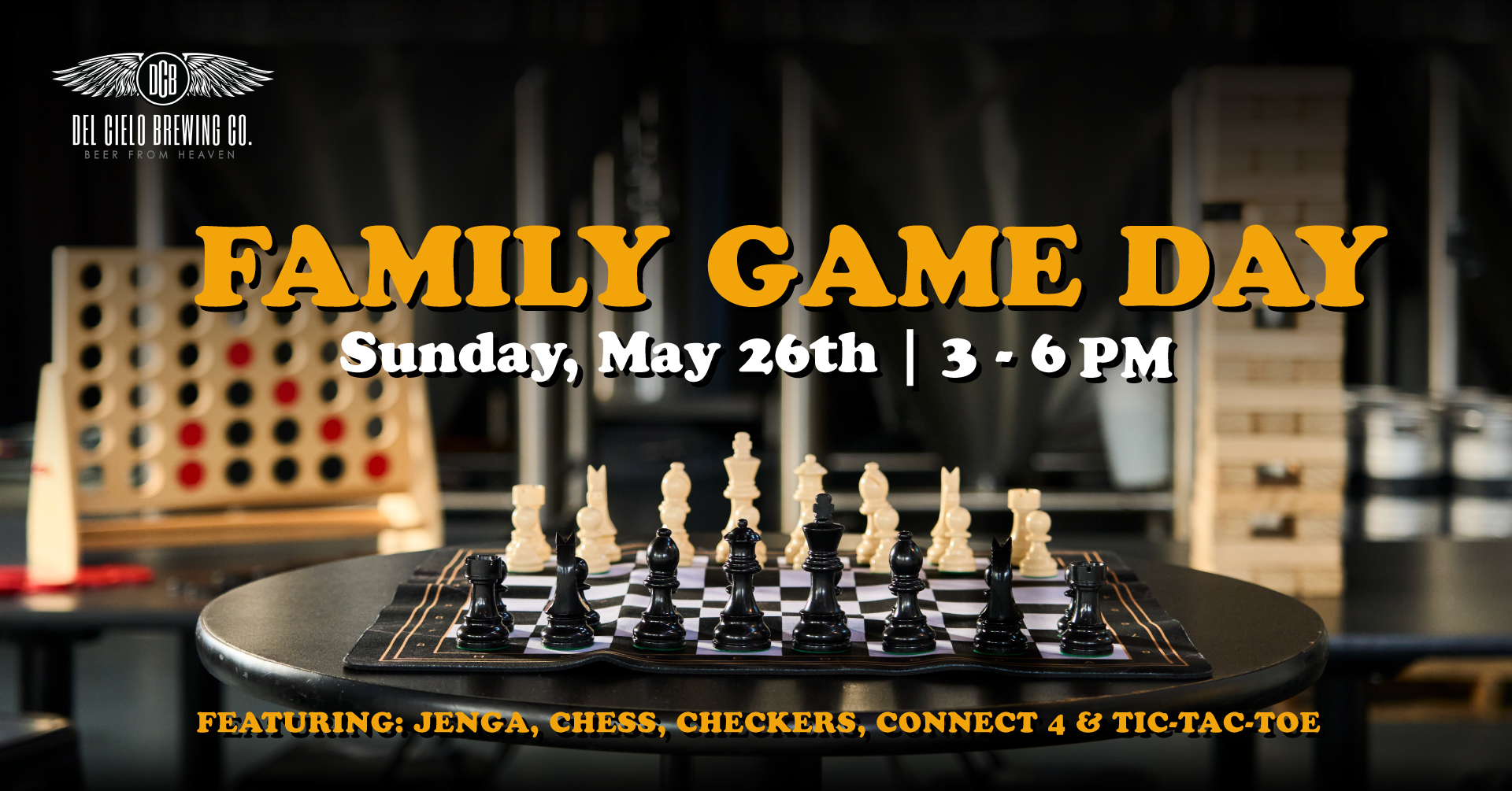 free family game day in brewhouse