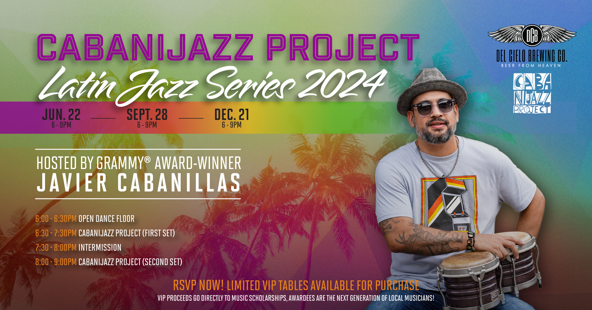 cabanijazz project series #2 student fundraiser june 22nd 6-9PM