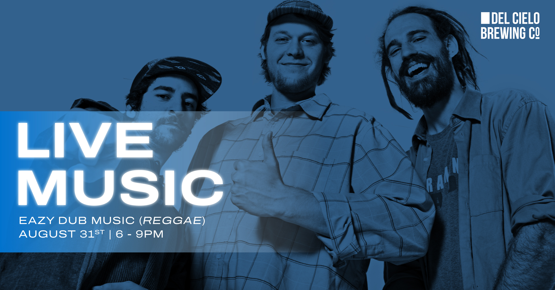 eazy dub music - reggae - live music - aug 31 6PM