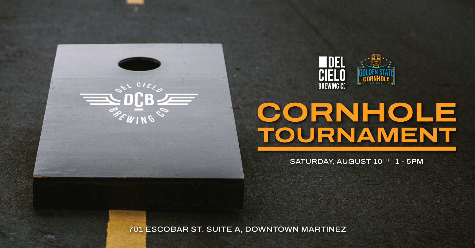 cornhole tournament august 10 1 -5PM