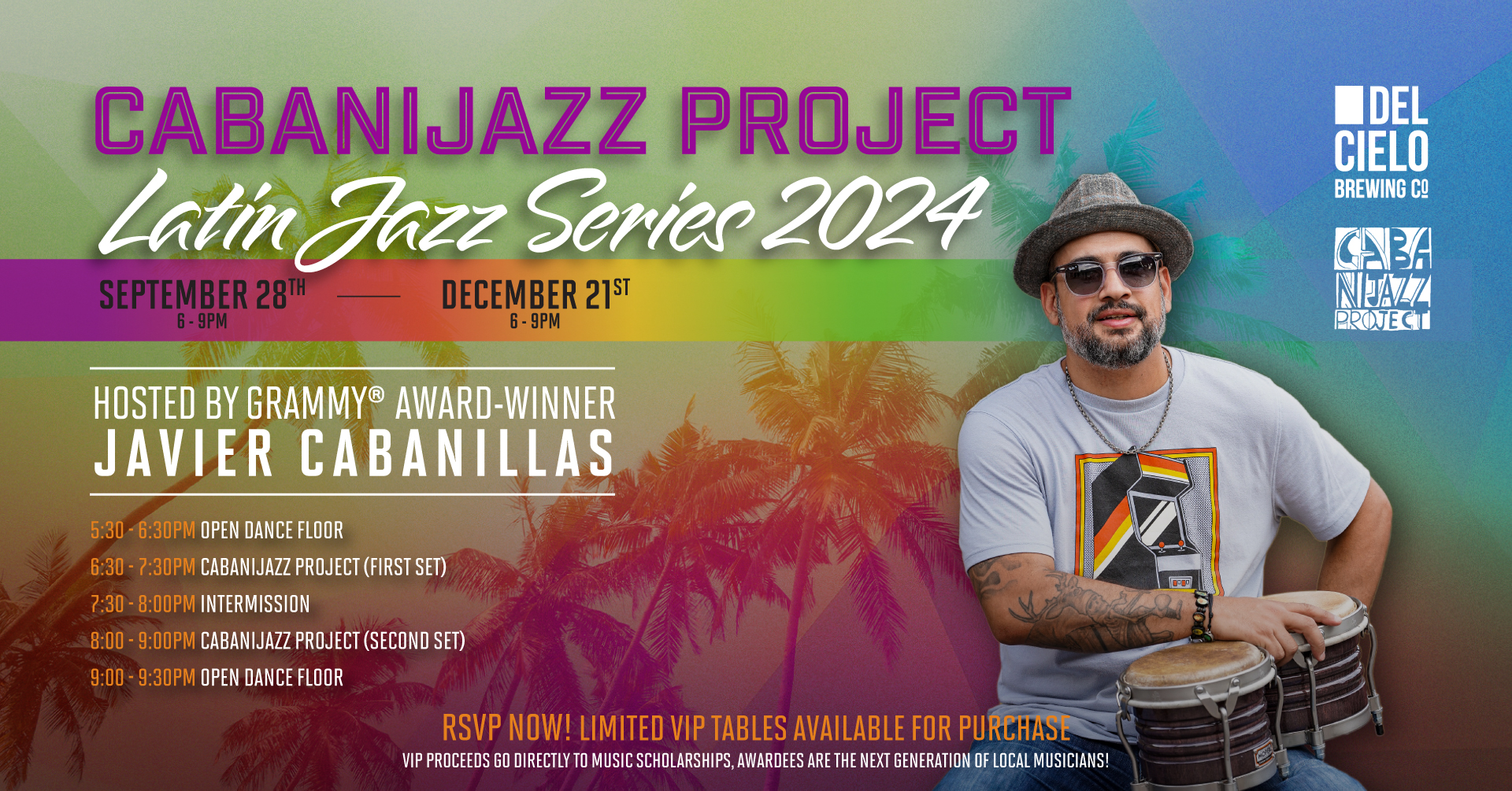 cabanijazz project music fundraising event sept. 28th 6PM