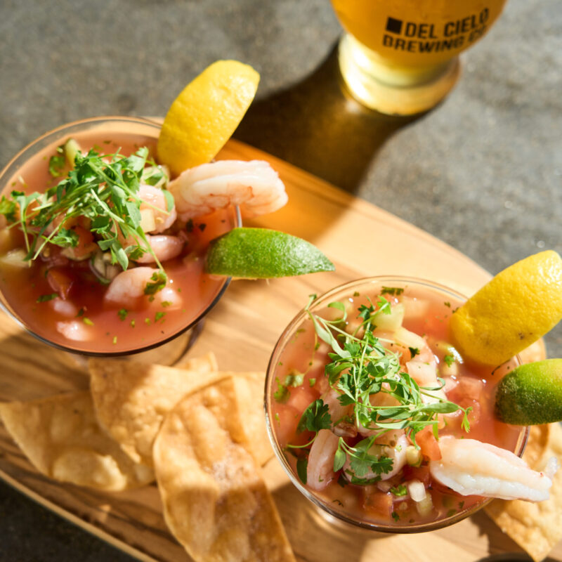 del cielo shrimp cocktail