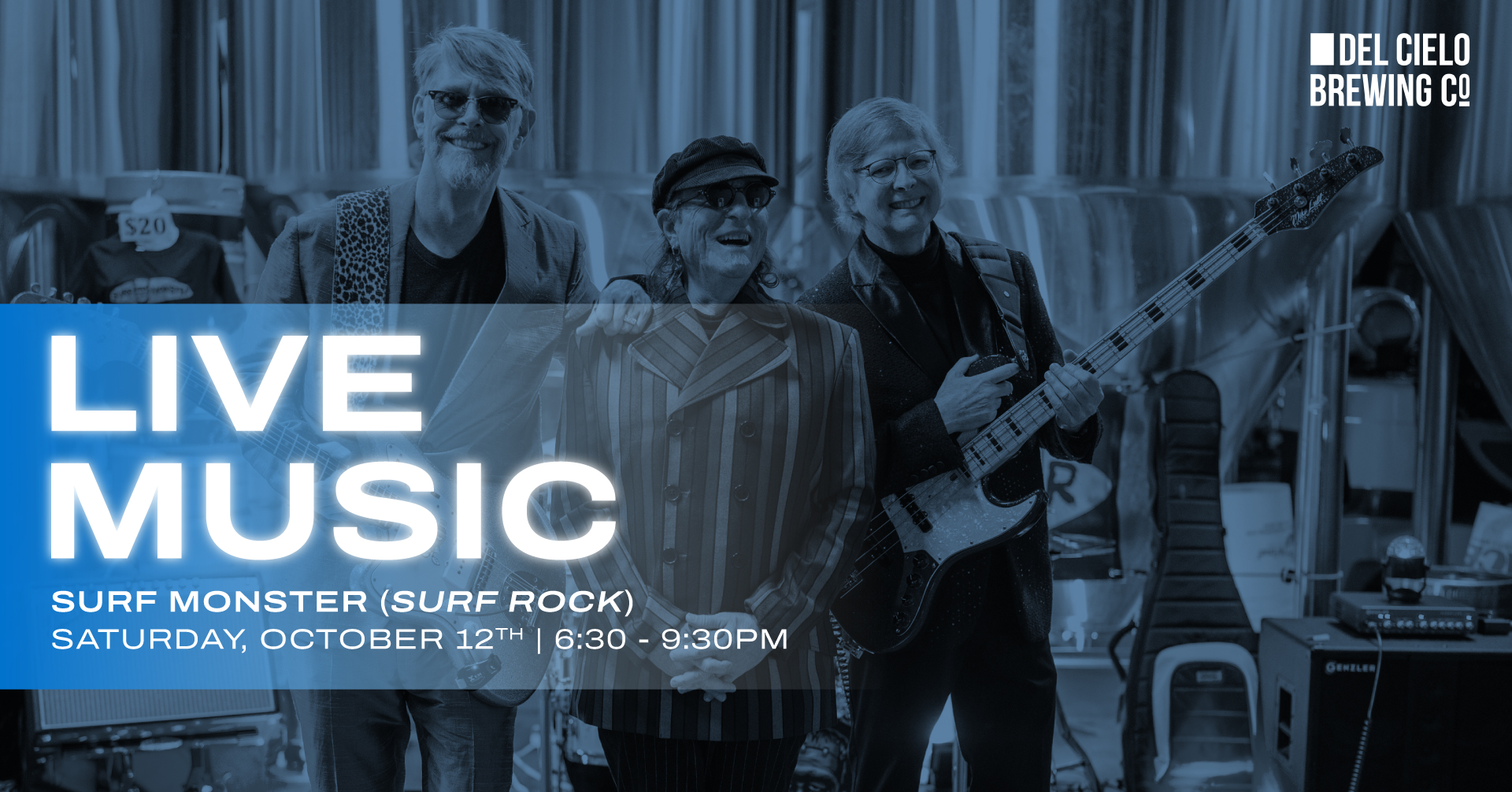 surf monster surf rock live music 6:30PM