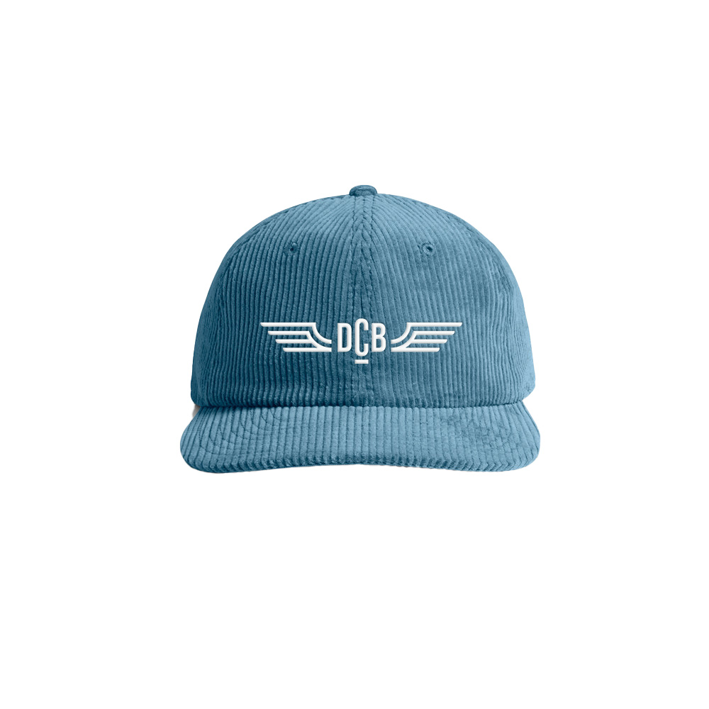 slate blue wings cord hat