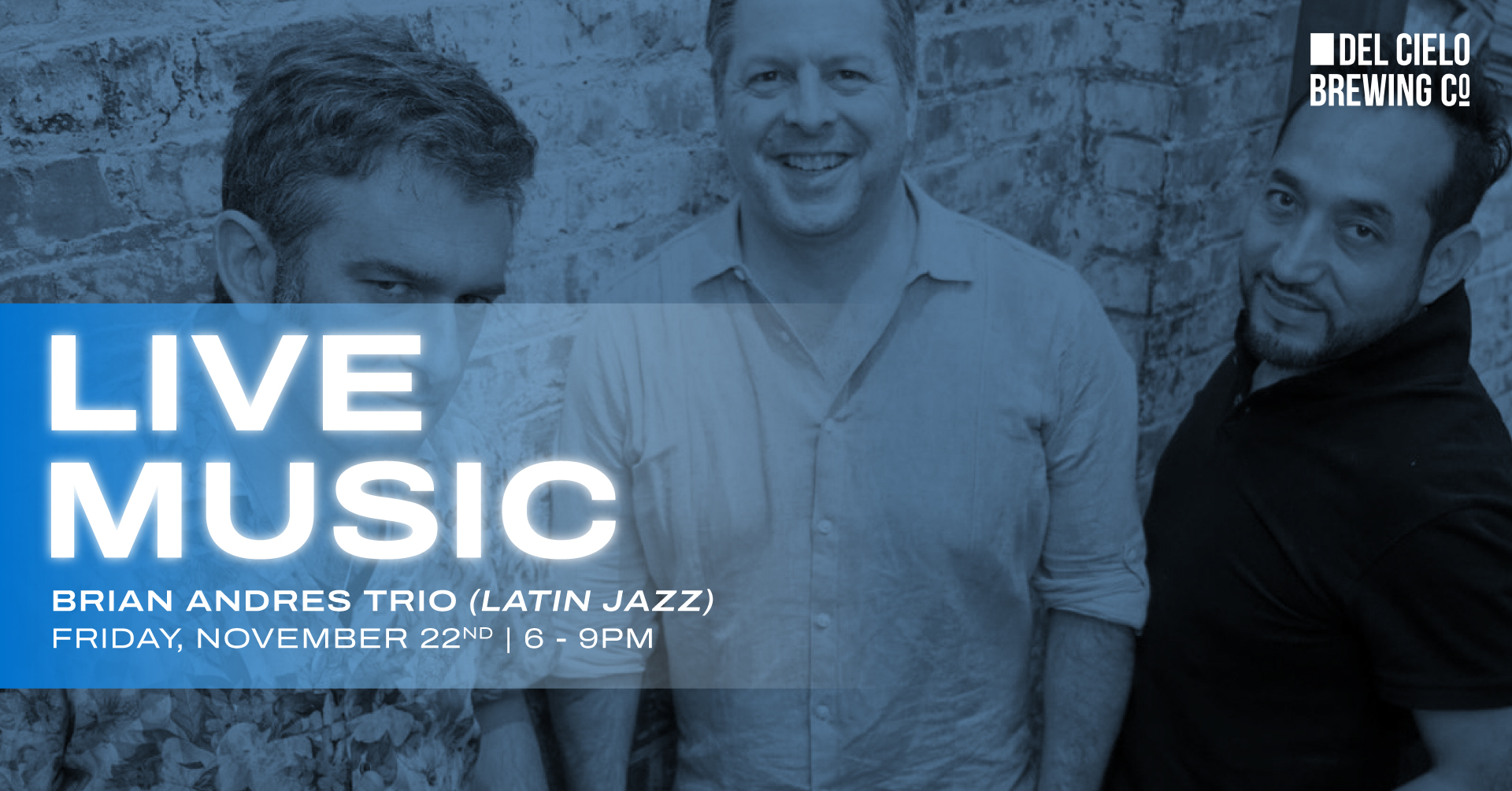 live music brian andres trio latin jazz 11/22