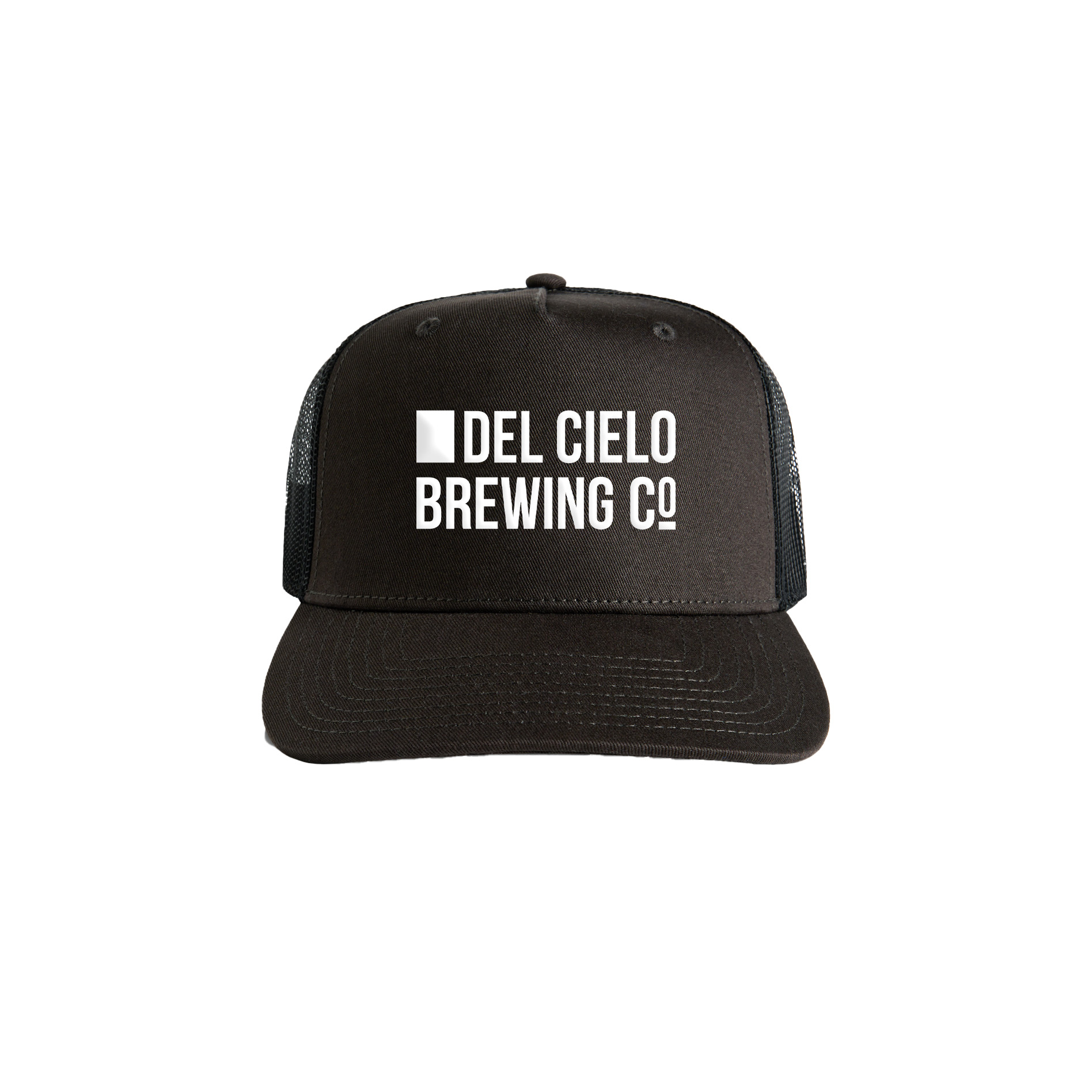 del cielo logo trucker hat