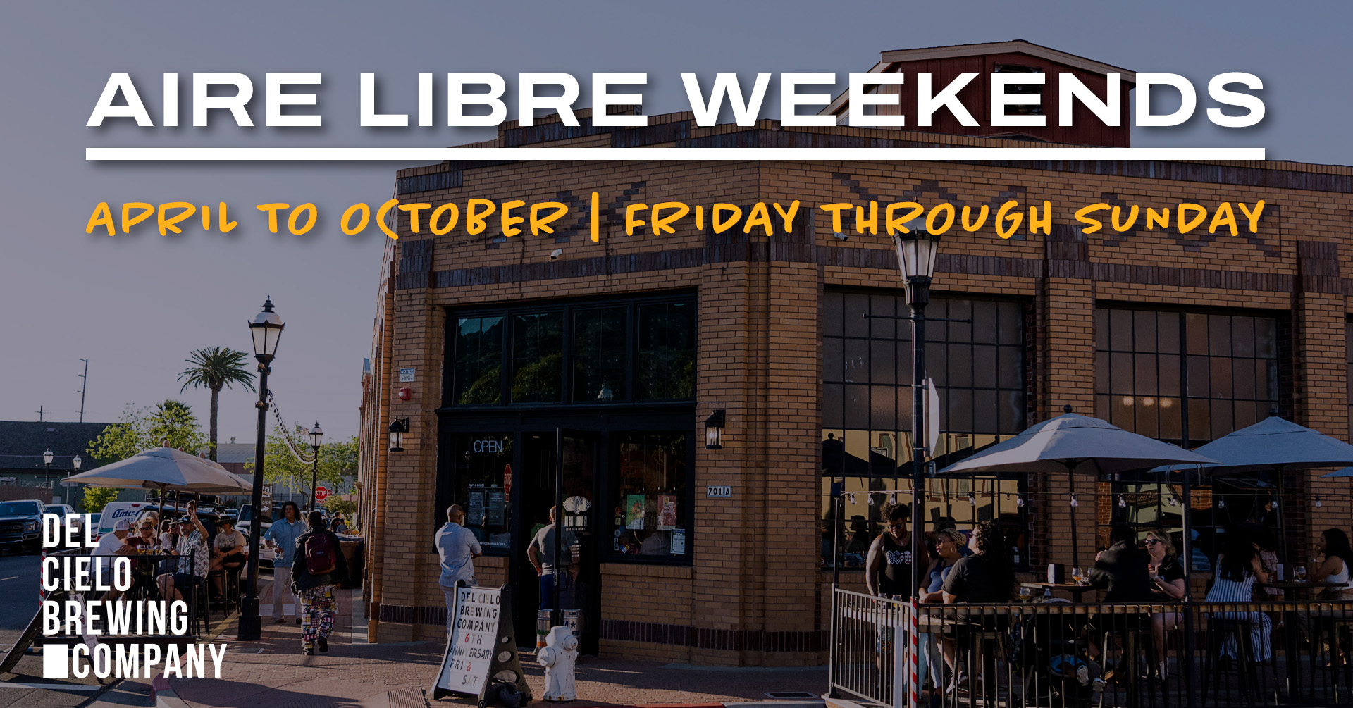 aire libre weekends outdoor dining experience