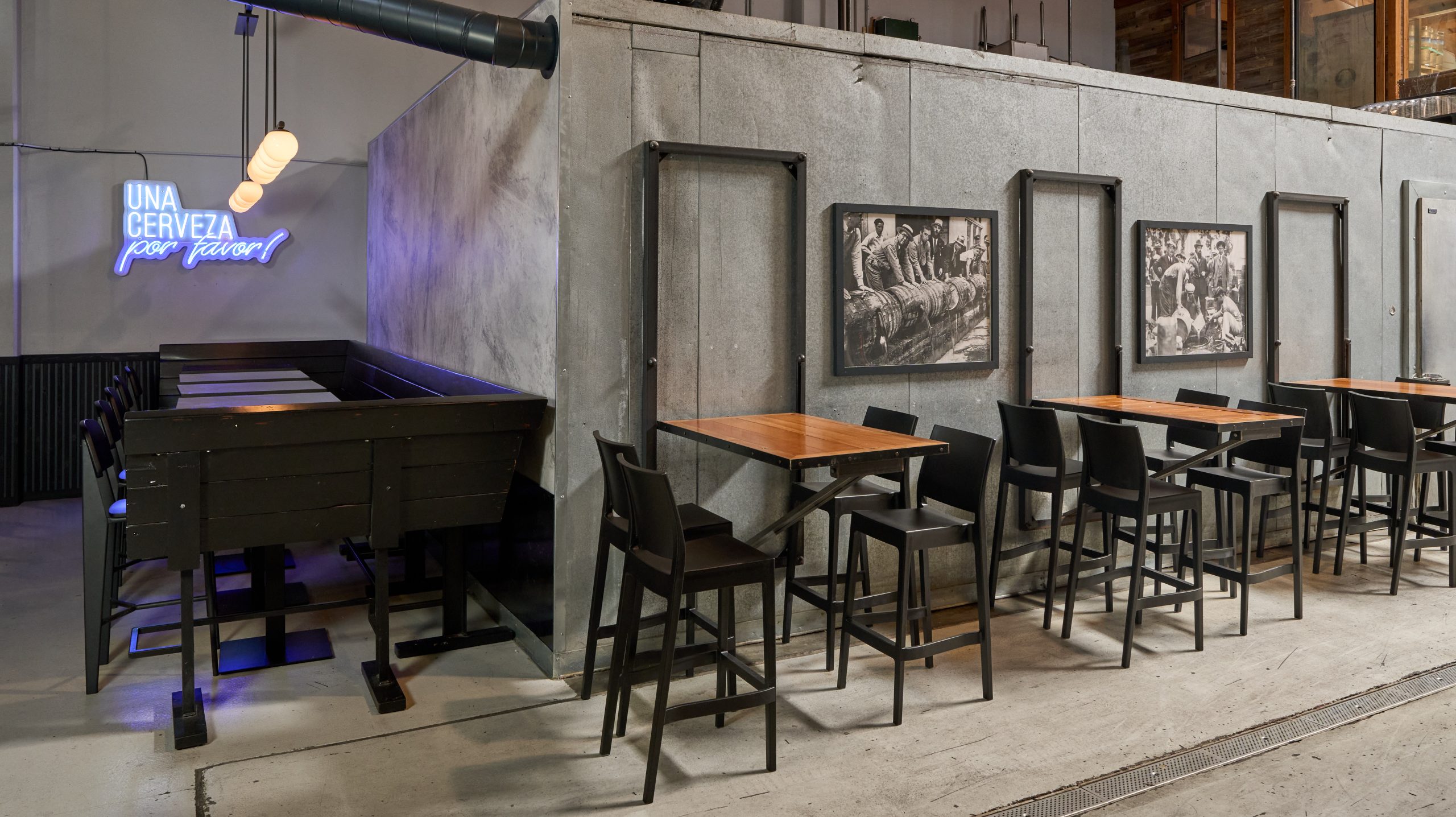 production lounge area