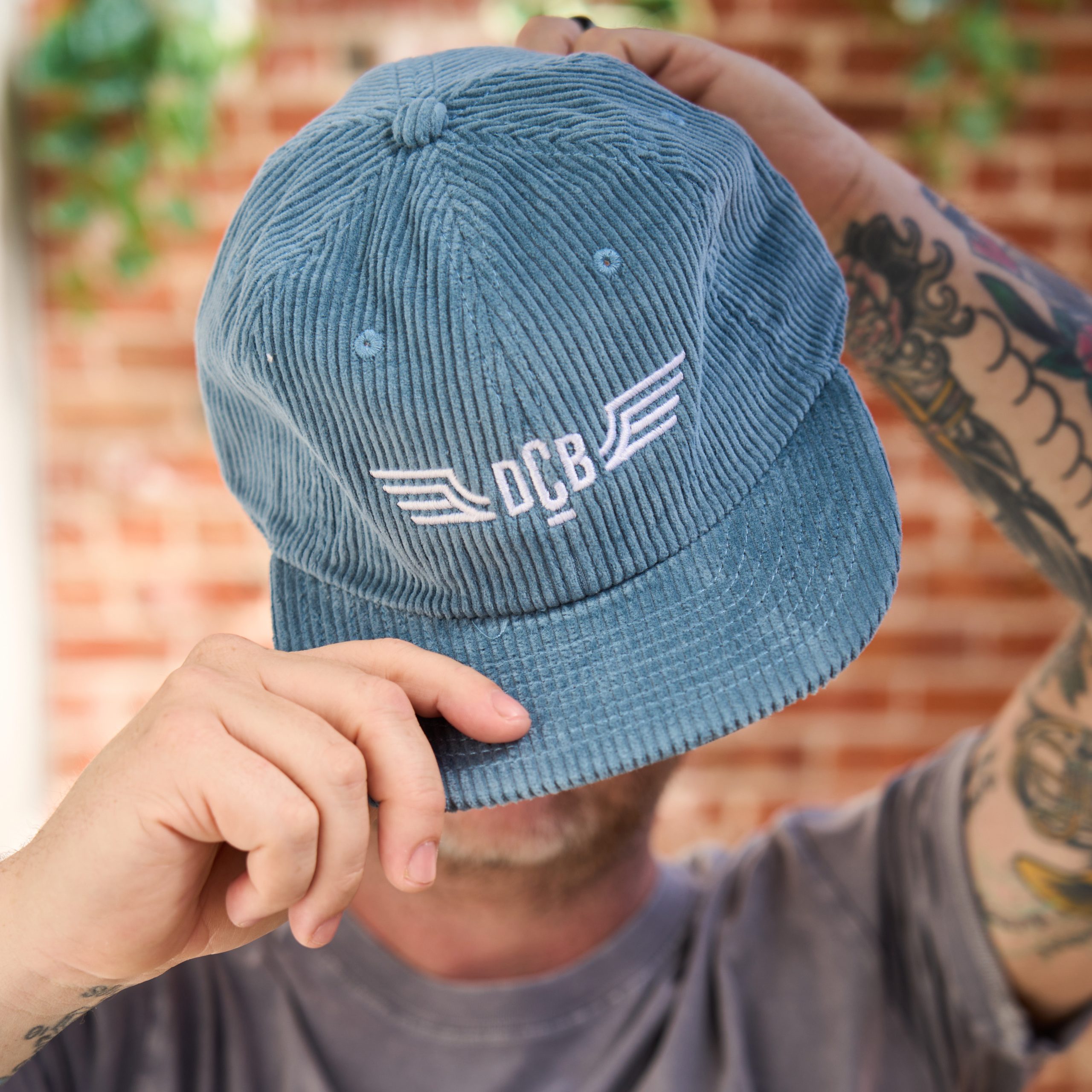 corded wings hat