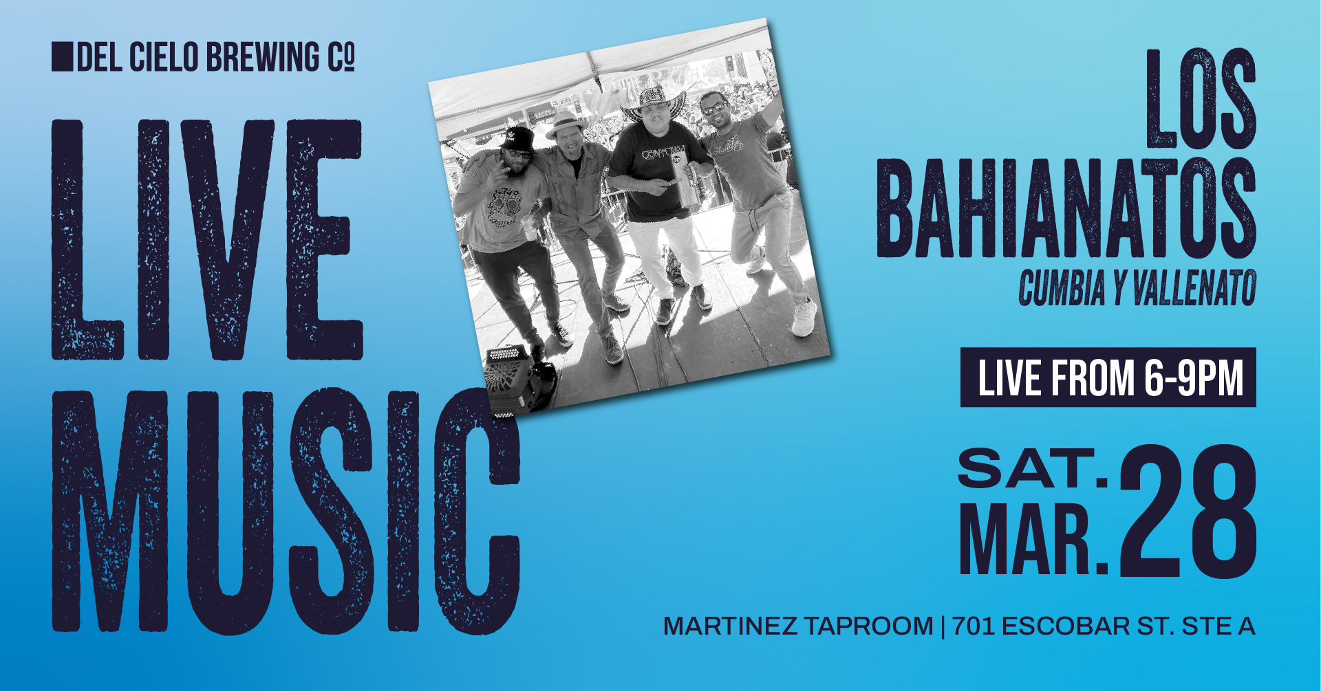 los bahianatos in MTZ on 3/28 at 6pm
