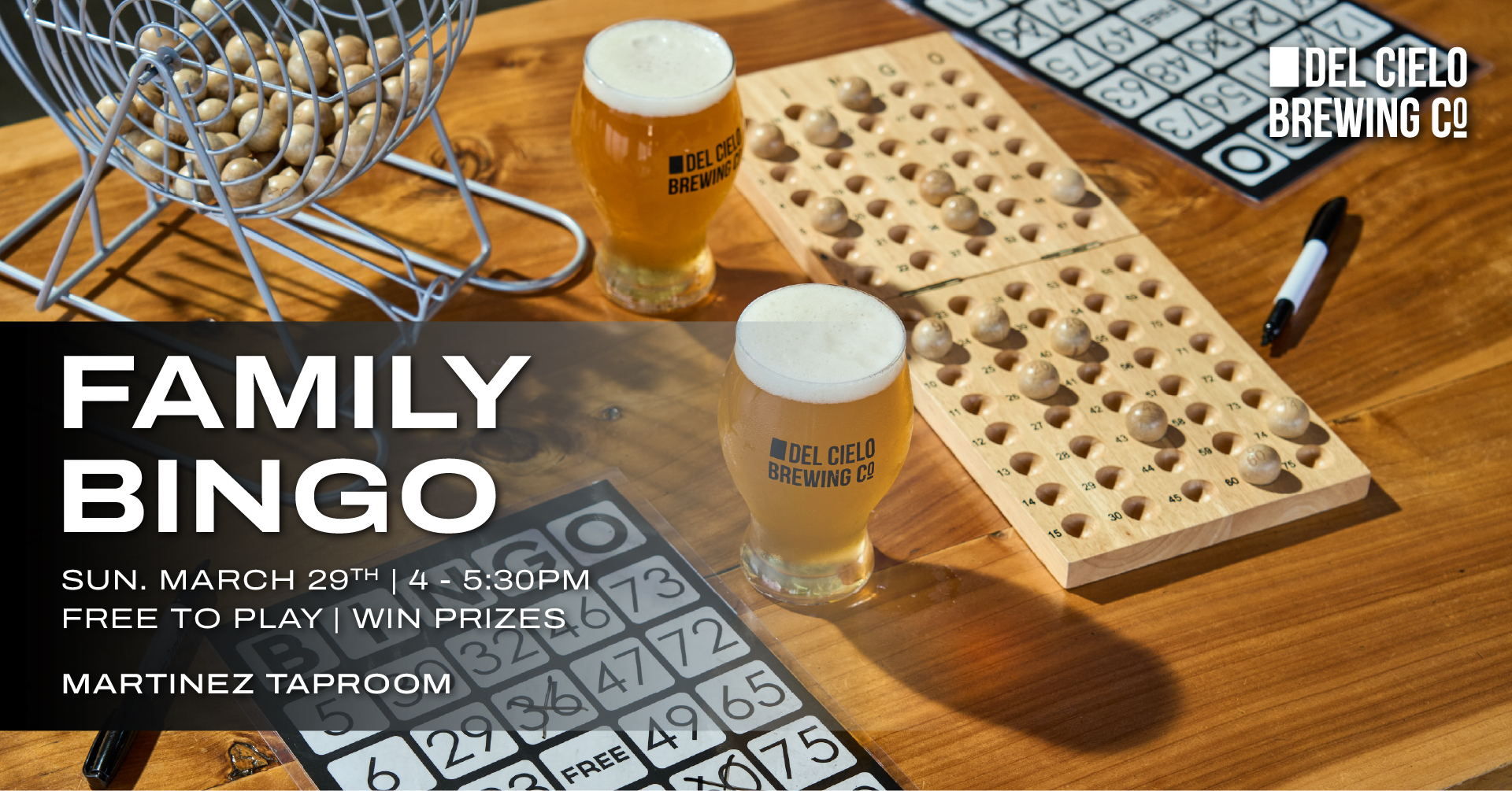 Family Bingo in MTZ on 3/29 at 4pm