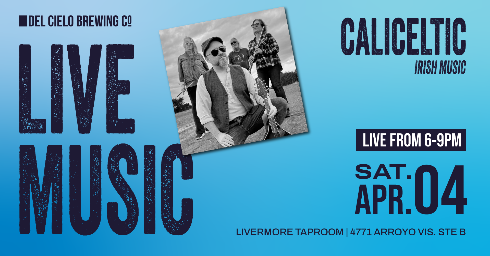 caliceltic irish band playing in LVM on 4/4 at 6pm