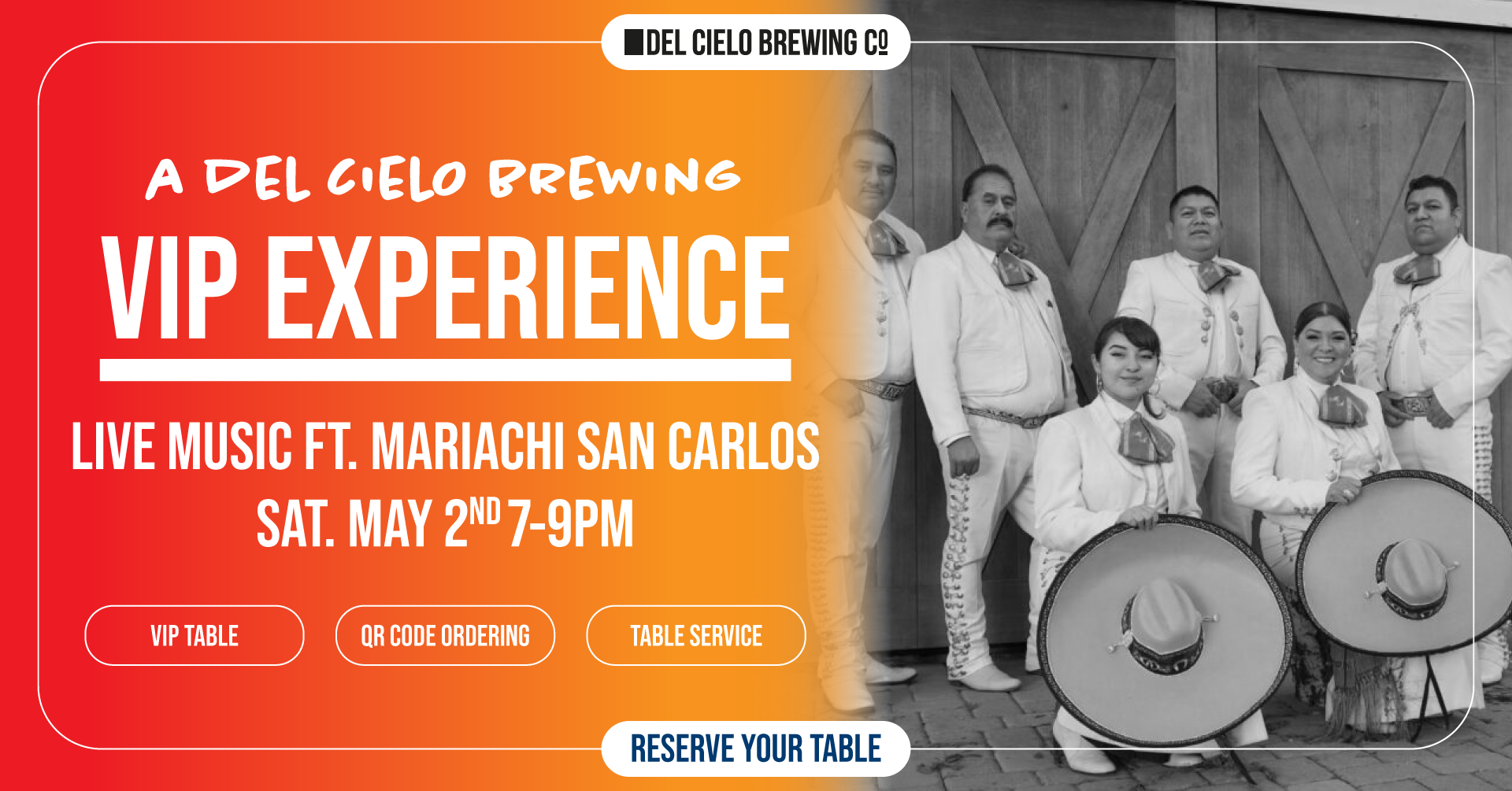 vip experience with mariachi san carlos on 5/2 at 7pm
