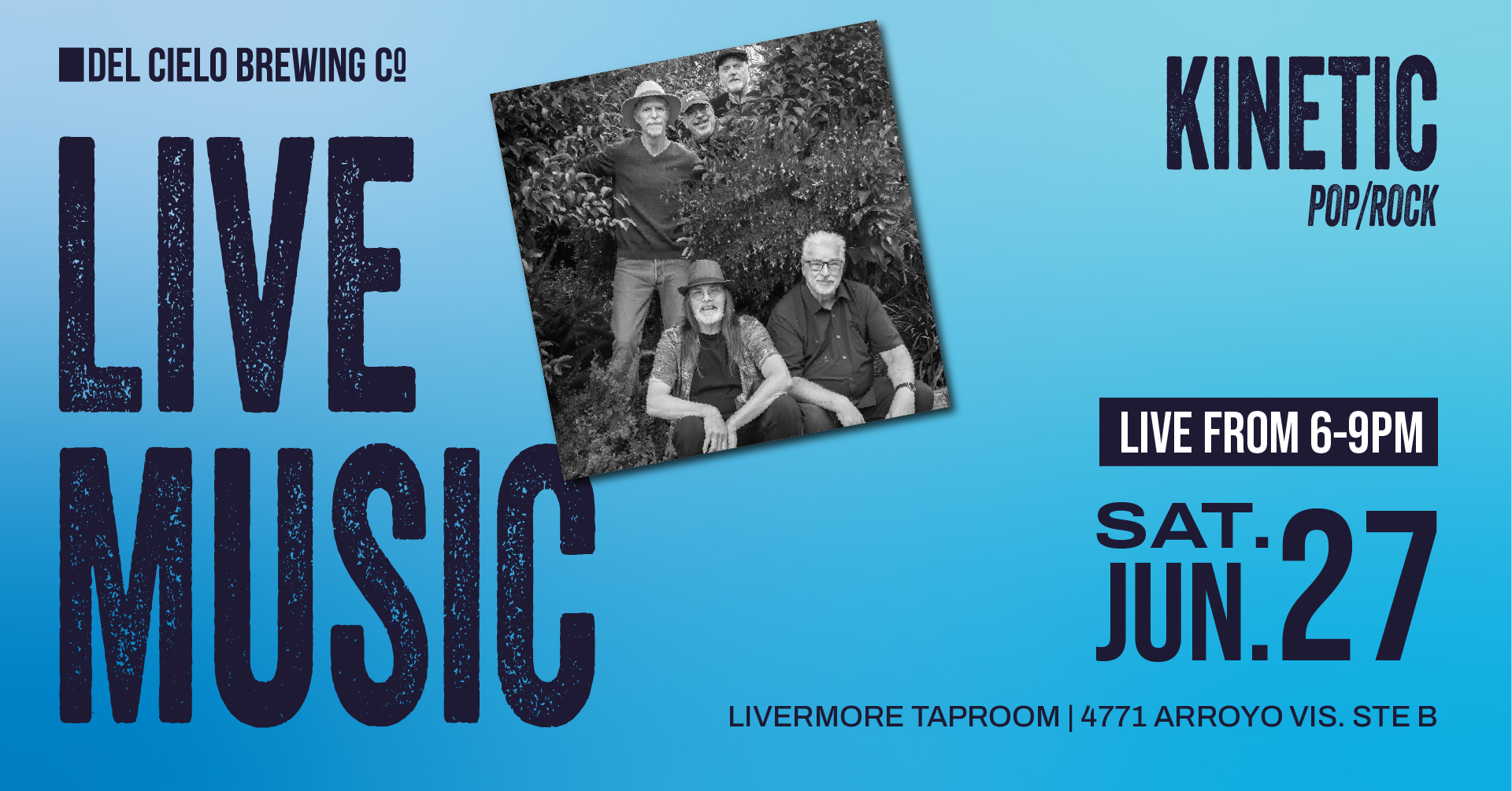 Kinetic in LVM on June 27th at 6PM