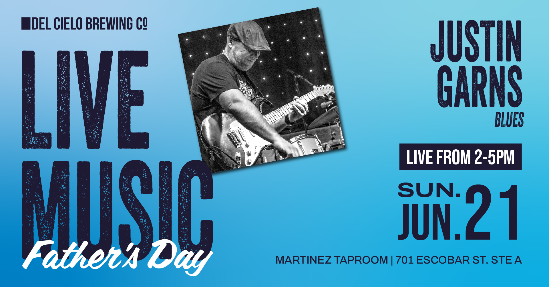 Justin Garns in MTZ on June 21st at 2PM