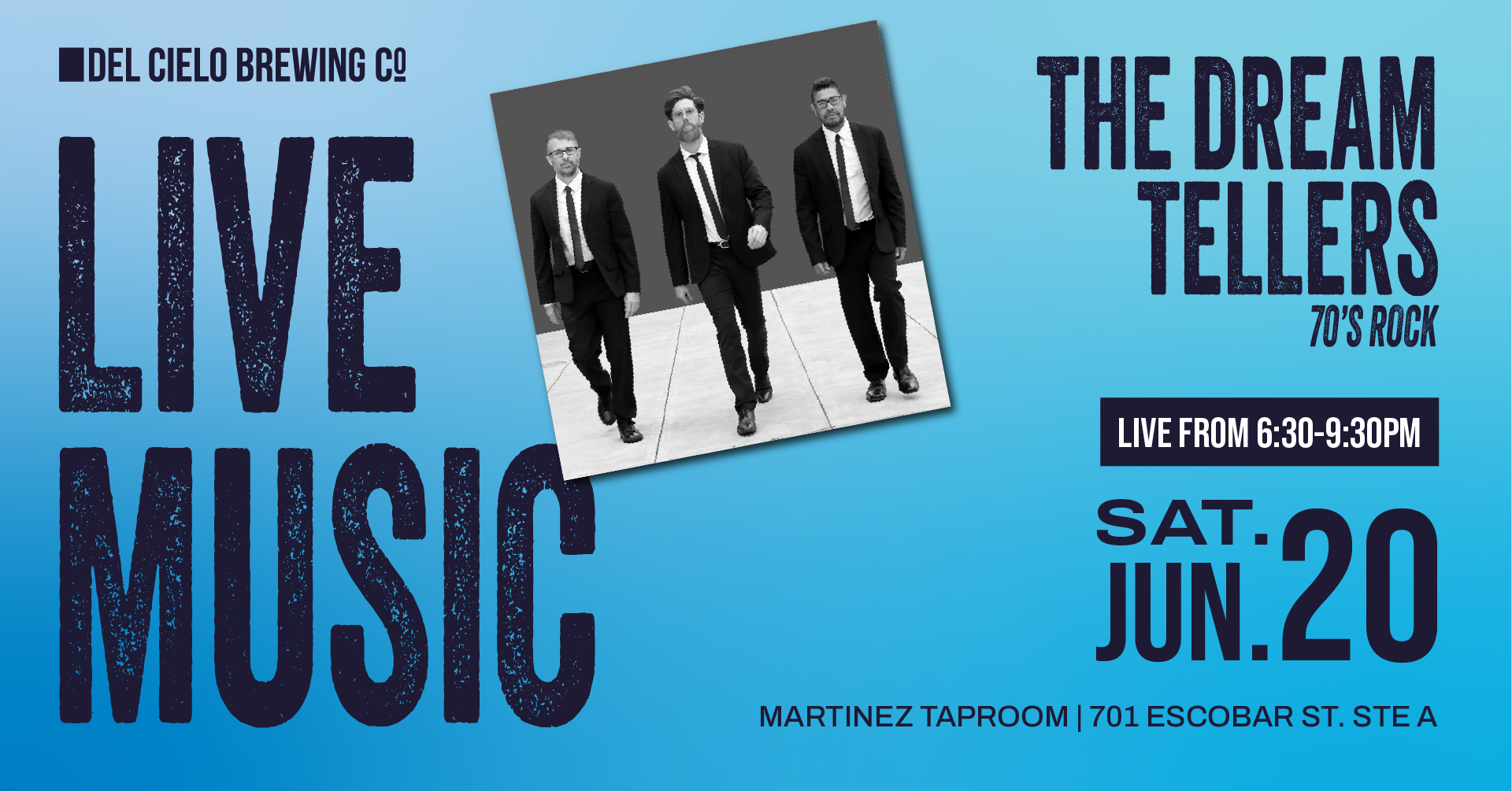 The Dream tellers in MTZ on june 20th at 6:30PM