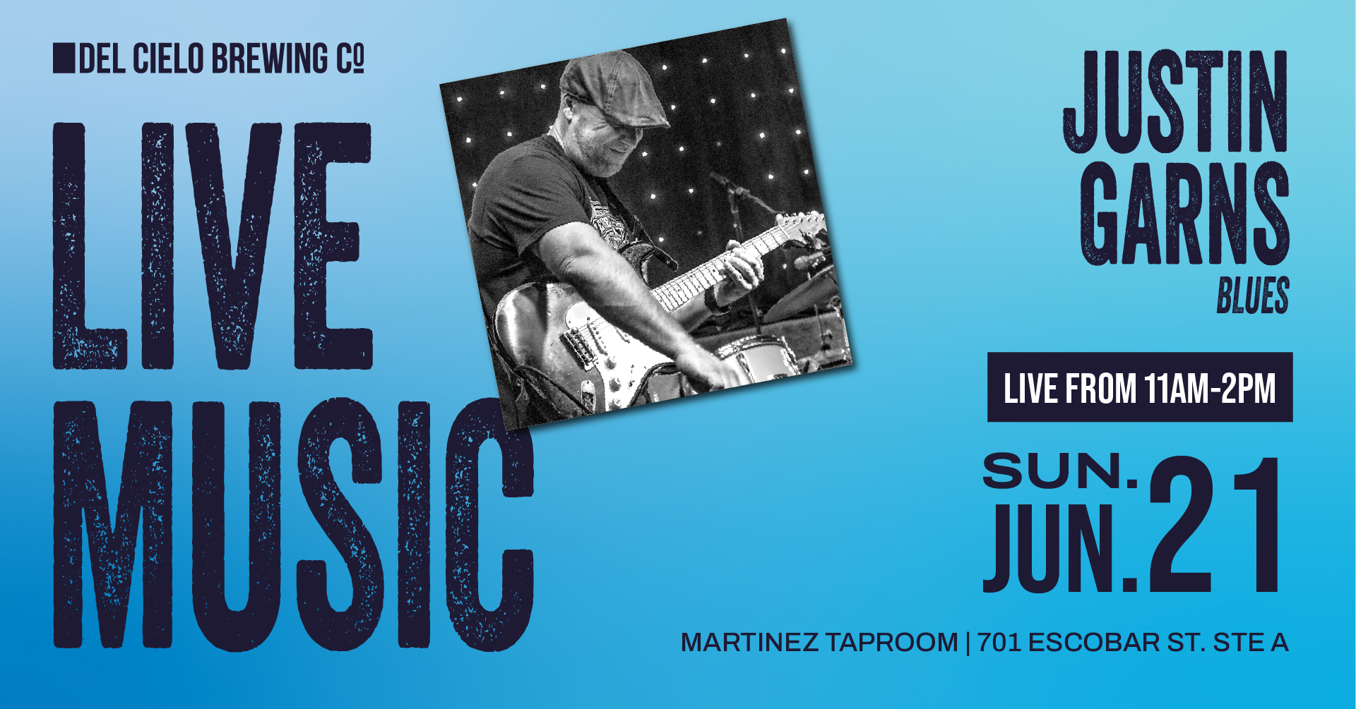 Justin Garns in MTZ on June 21st at 11AM