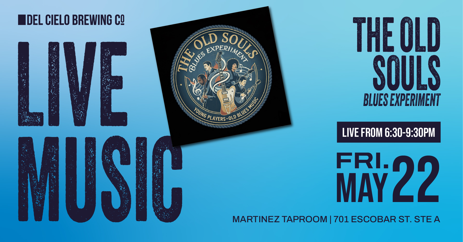 the old souls blue experiment may 22nd at 6:30pm in mtz