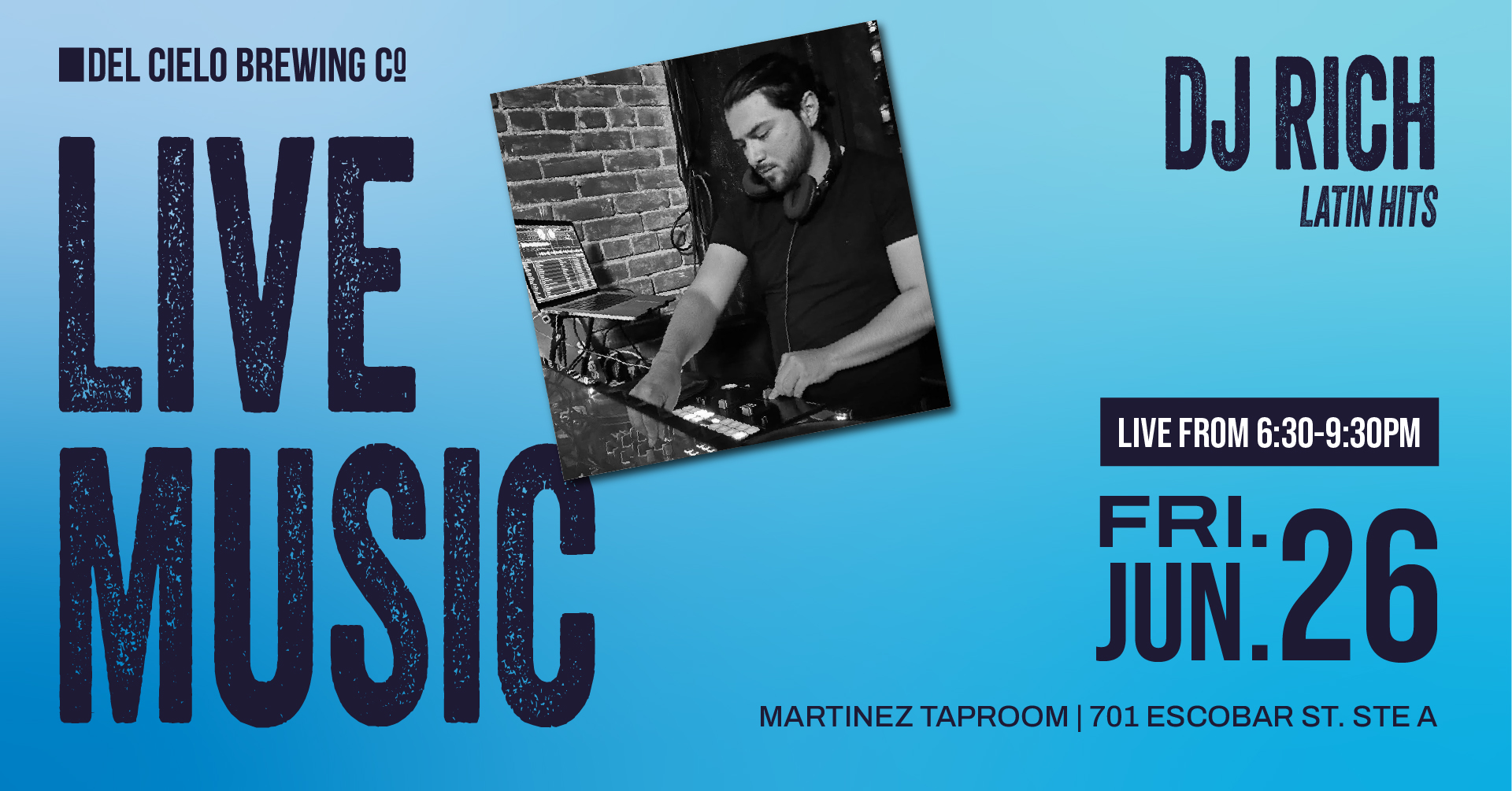 dj rich in MTZ on june 26th at 6:30PM