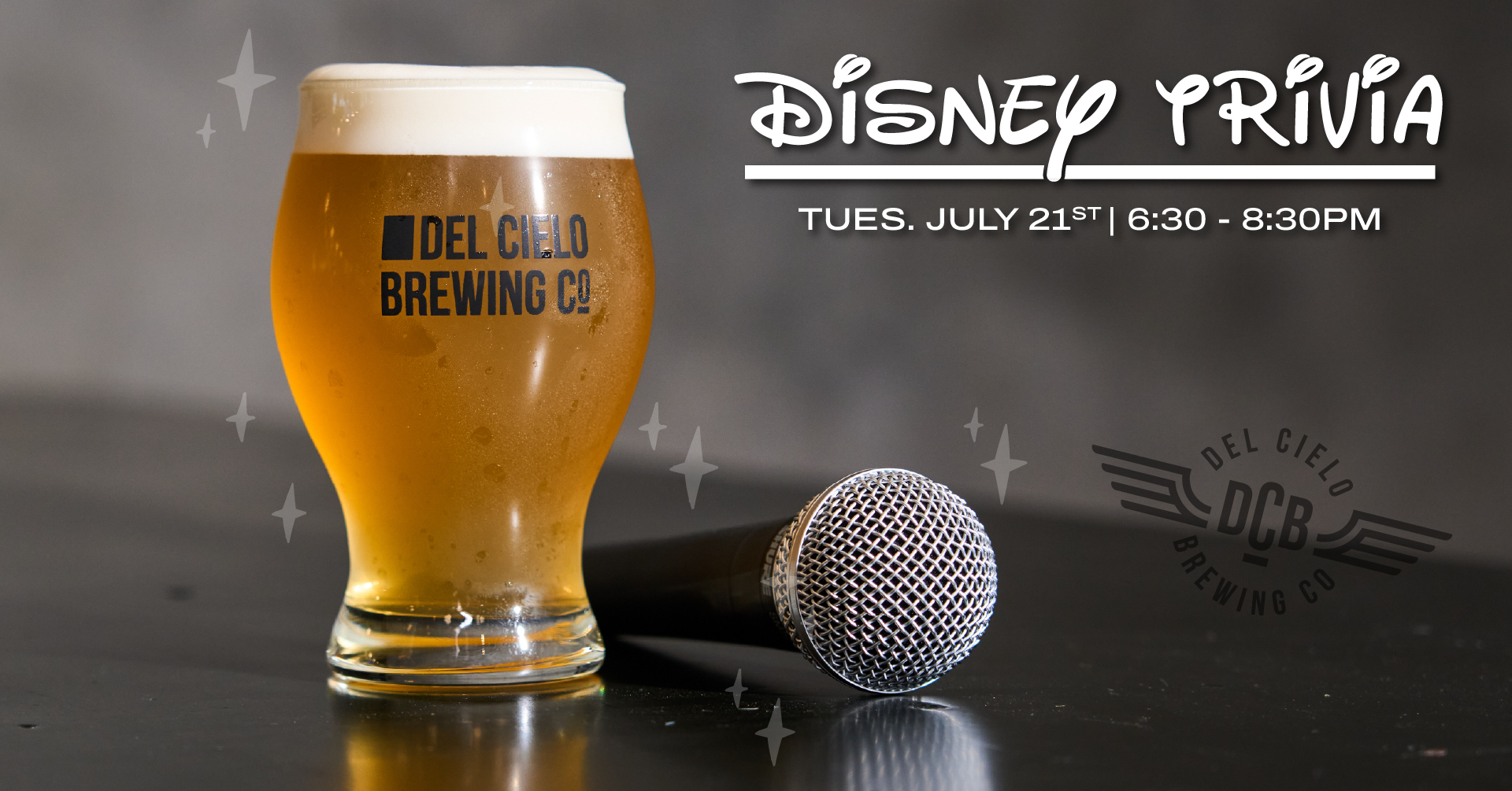 disney trivia in both taprooms on july 21st 6:30pm
