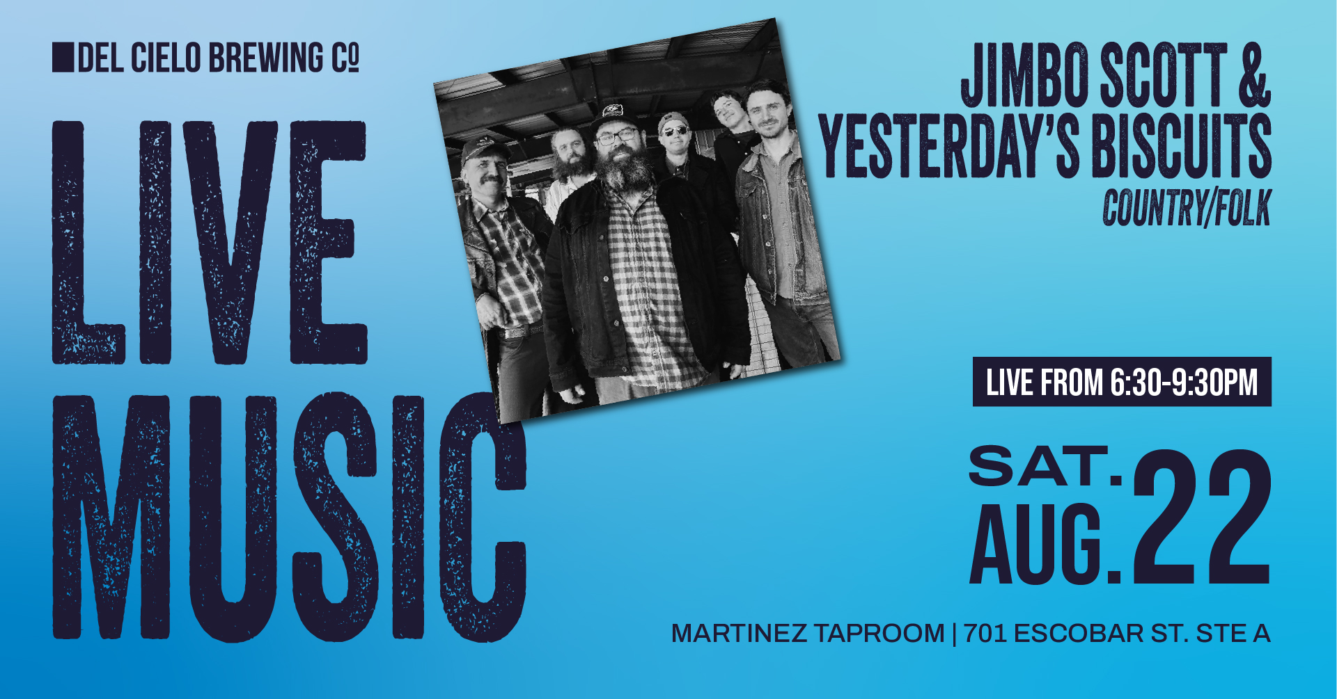 jimbo scott country/folk in MTZ 8/22 at 6:30PM
