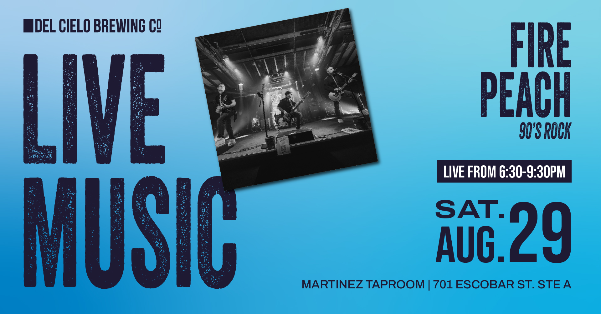 Fire Peach 90s rock 8/29 6:30PM