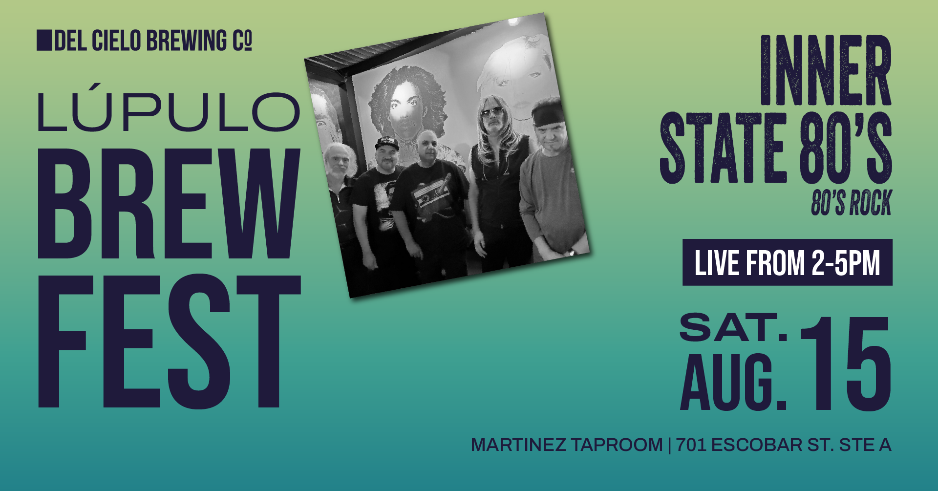 lupulo brew fest music inner state 80s